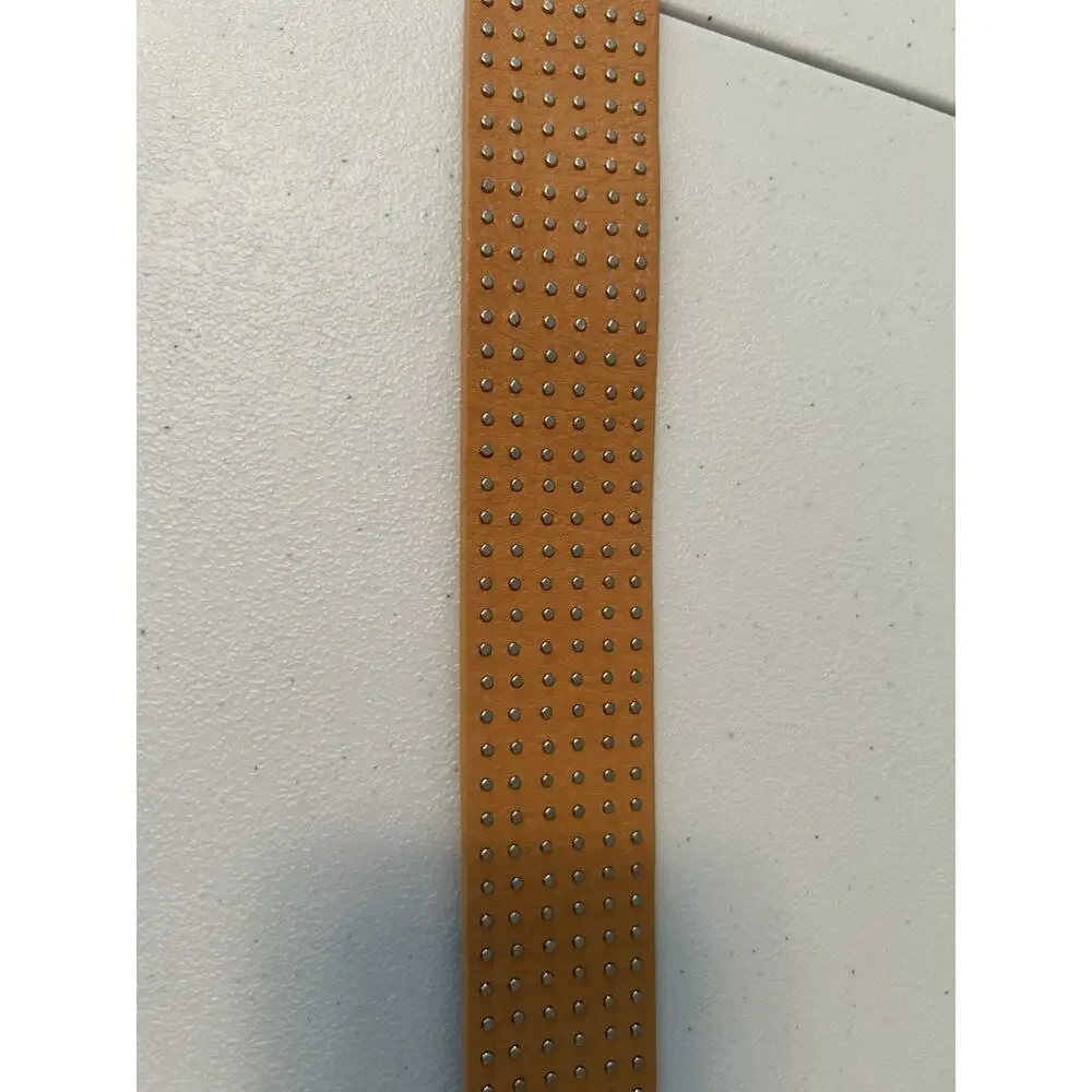 Guess (3540016) Beige/Orange Italian Full Grain Leather Belt Size M